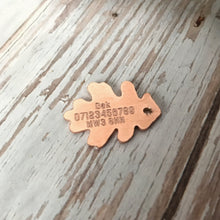 Load image into Gallery viewer, Oak Leaf Dog ID Tag
