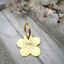 Load image into Gallery viewer, Blossom Flower Brass Dog ID Tag
