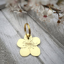 Load image into Gallery viewer, Blossom Flower Brass Dog ID Tag