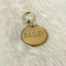 Load image into Gallery viewer, Brass Dog ID Name Tag
