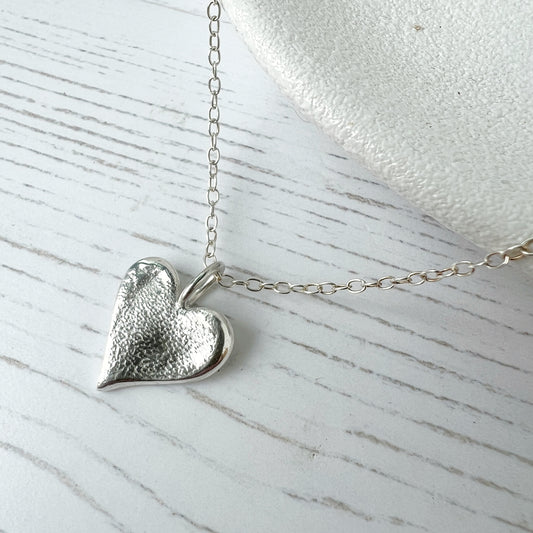 Heart Paw Imprint Pendant