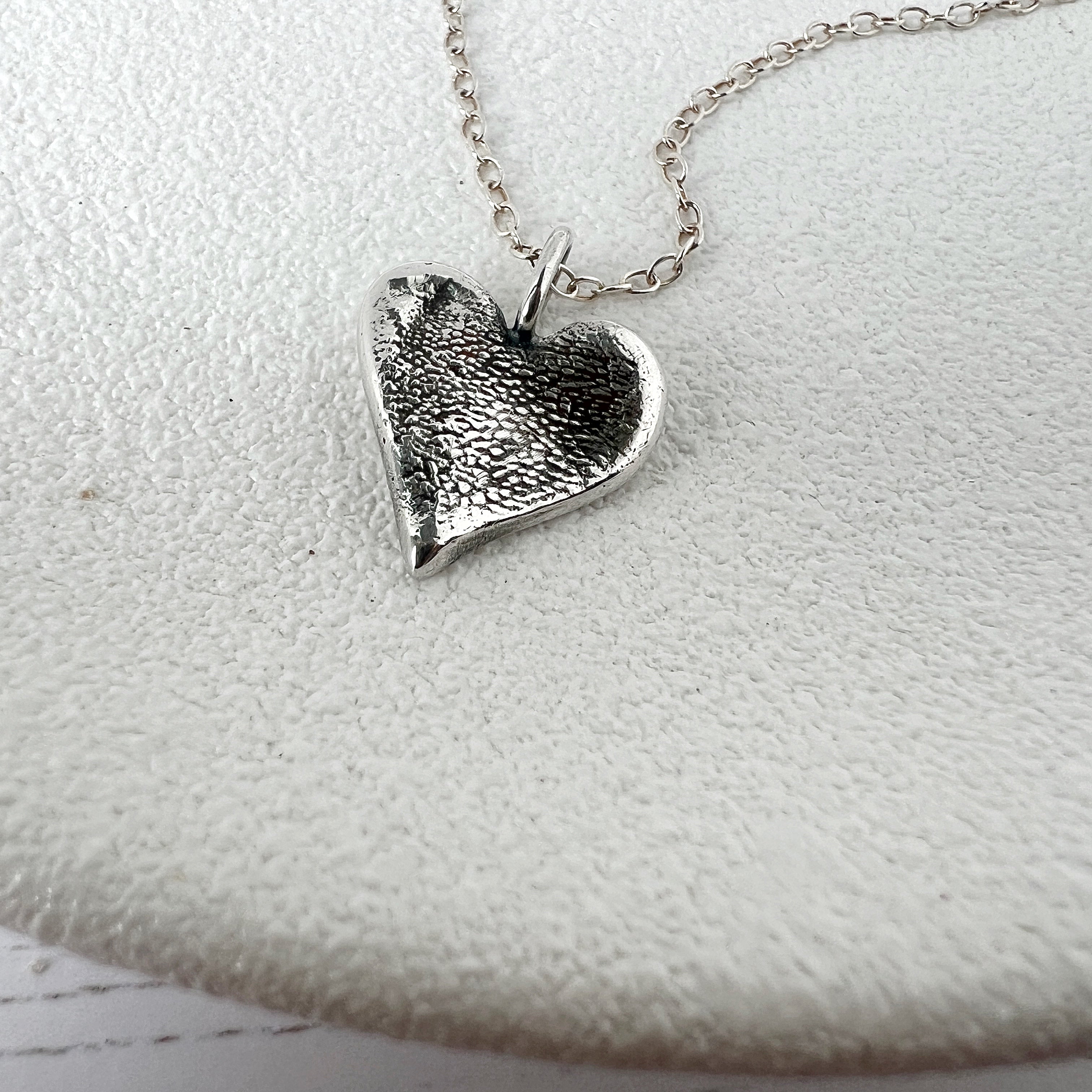 Heart Paw Imprint Pendant