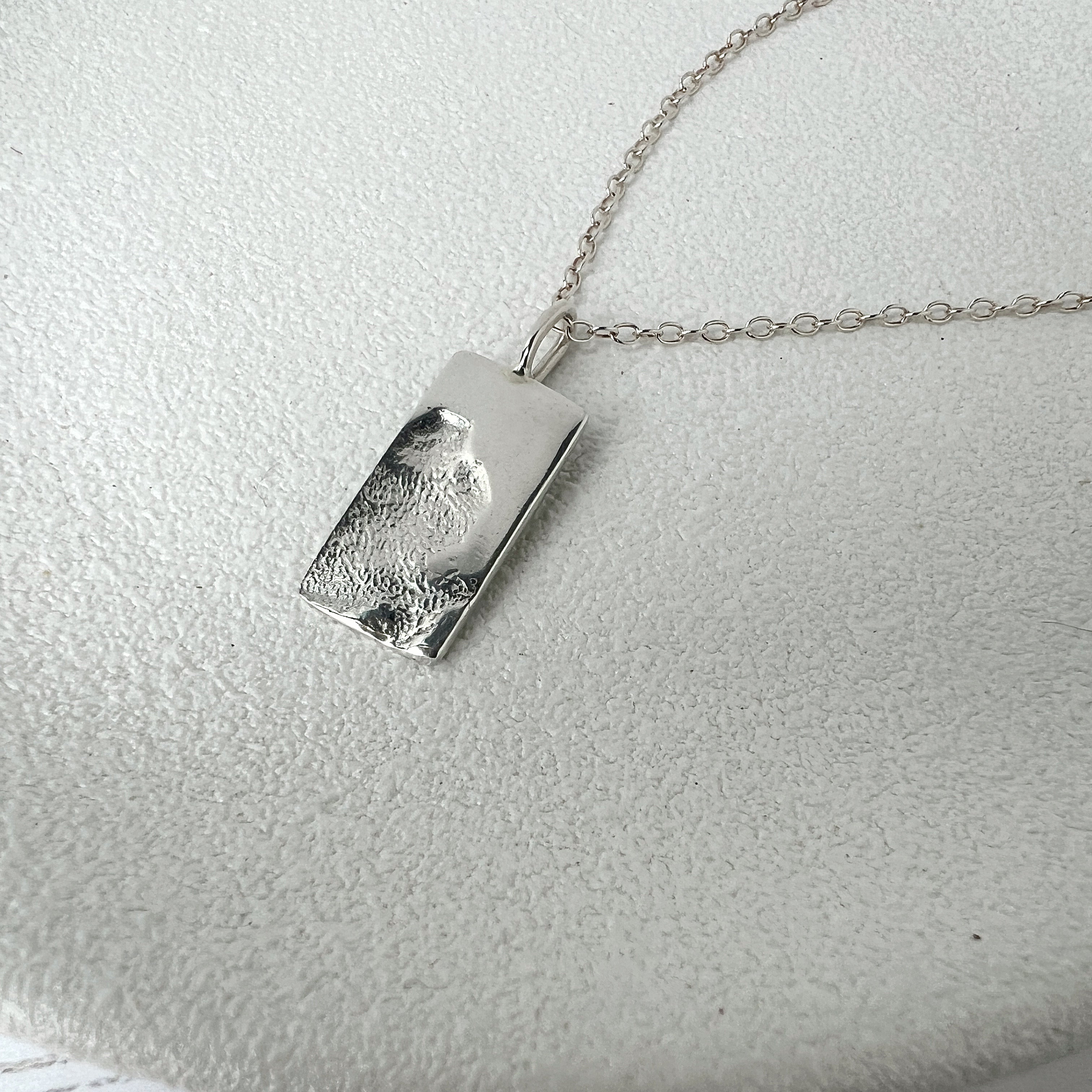 Custom Paw Print Unisex Pendant