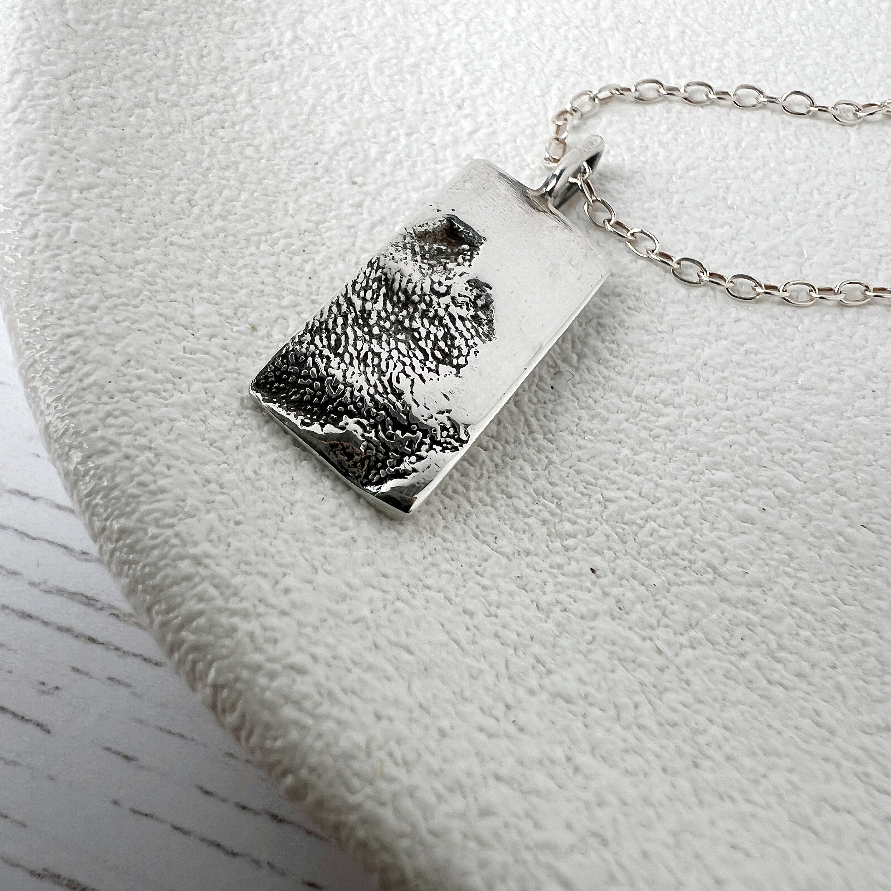 Custom Paw Print Unisex Pendant