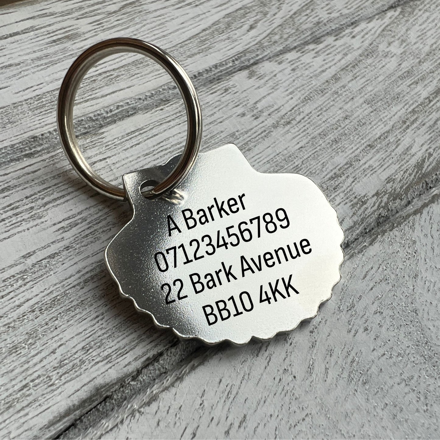 Sea Shell Dog ID Tag