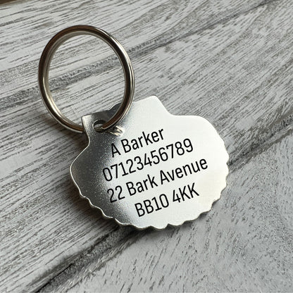 Sea Shell Dog ID Tag
