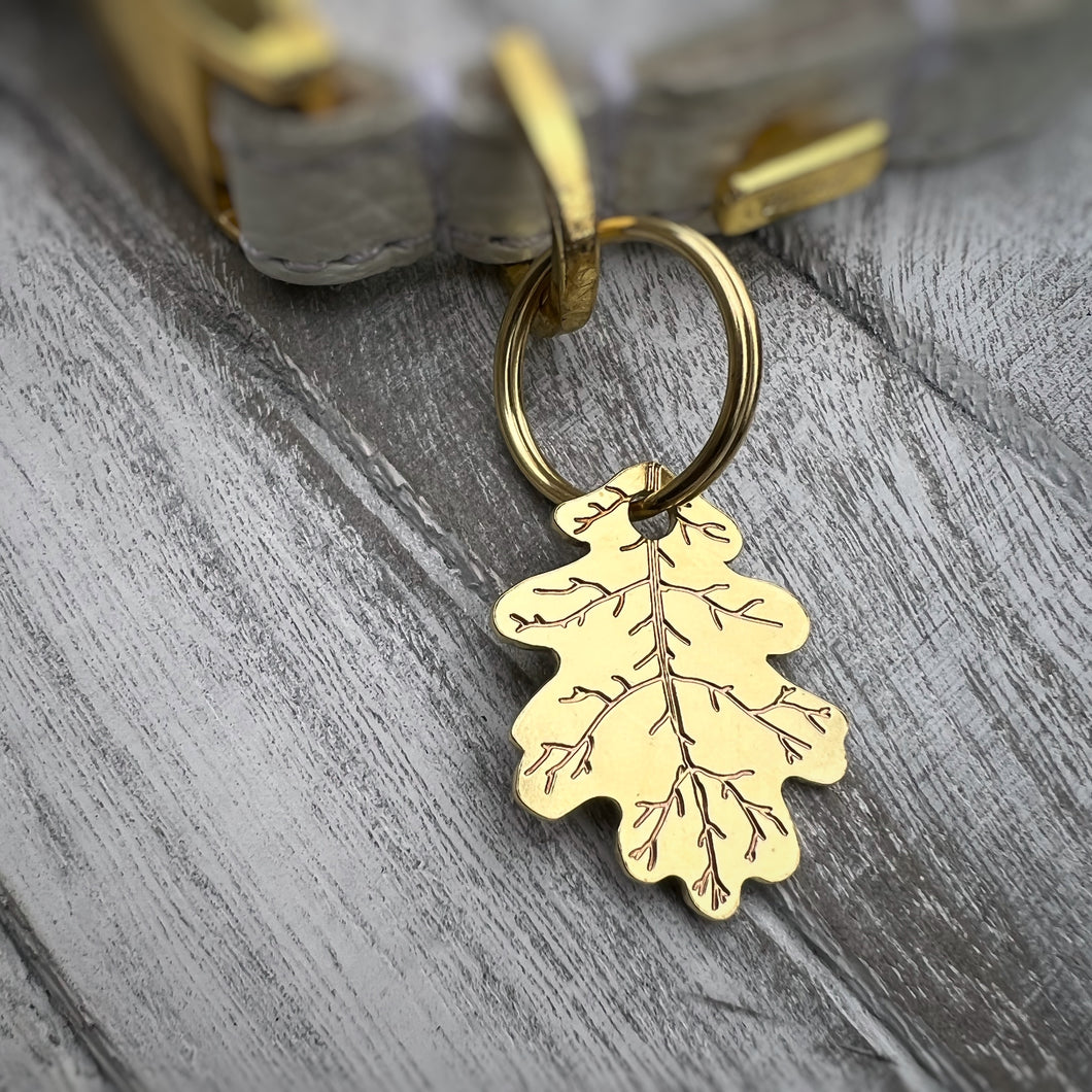 Oak Leaf Dog ID Tag