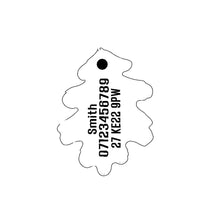 Load image into Gallery viewer, Oak Leaf Dog ID Tag
